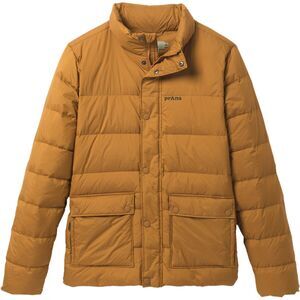 Prana North Palisade Jacket Men's XXL Gold Walnut Standard Fit Duck Down Puffer